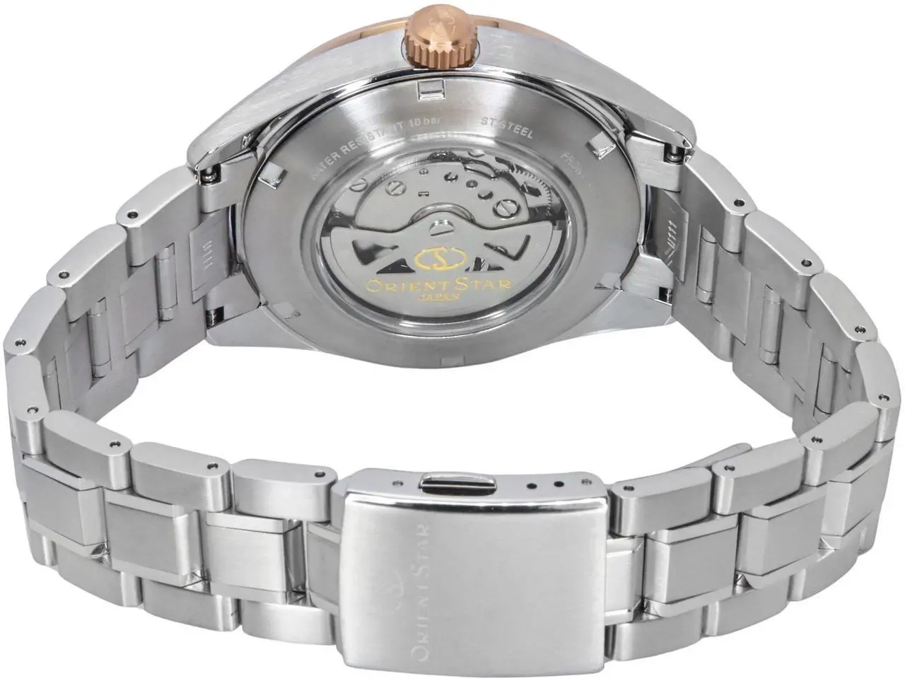 Alt view image 4 of 4 - Orient Star Ivory Dial Automatic Casual 100M Men's Watch RE-AV0123G