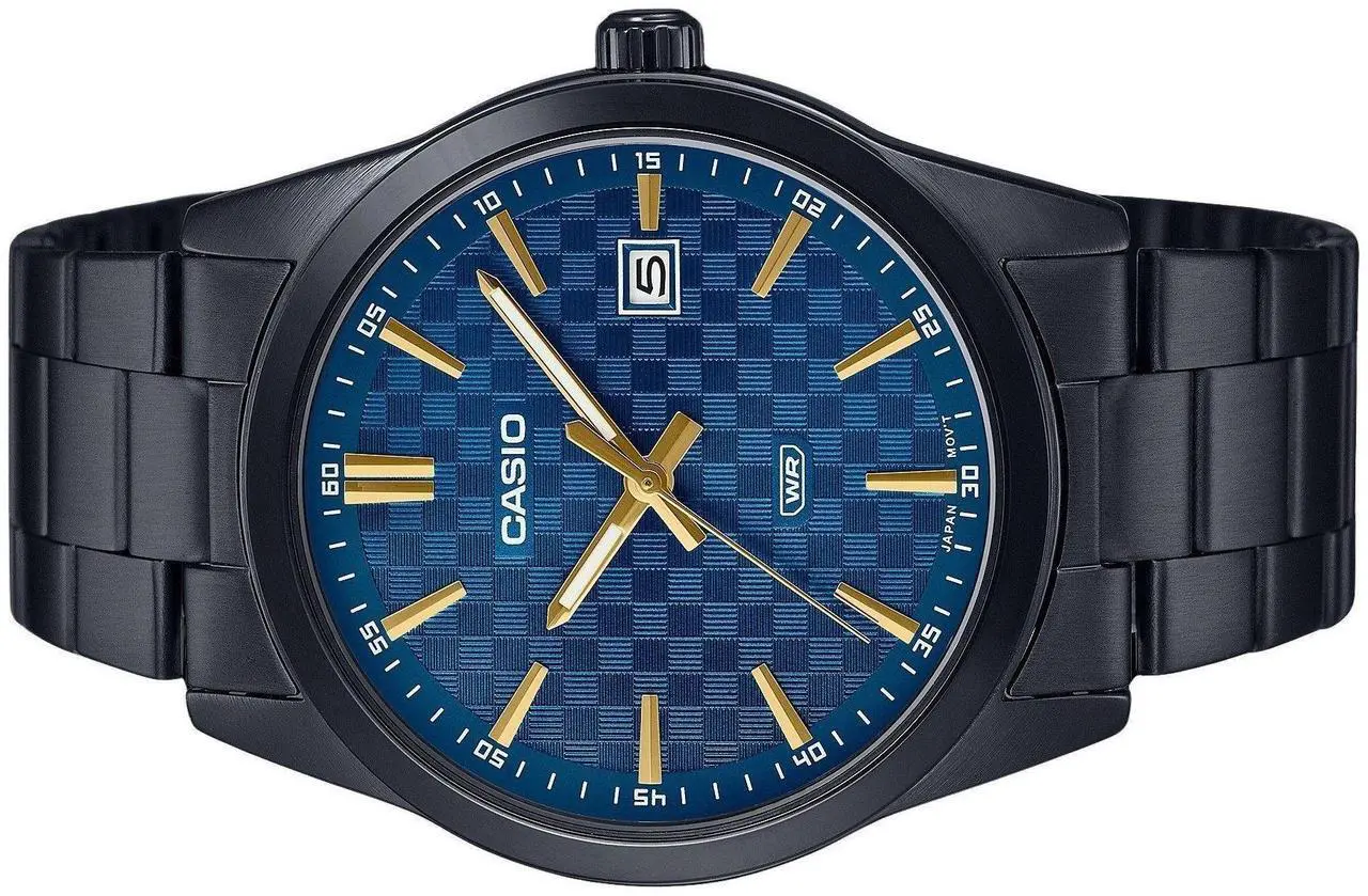 Alt view image 3 of 3 - Casio Standard Analog Blue Dial Dress Quartz Men's Watch MTP-VD03B-2A