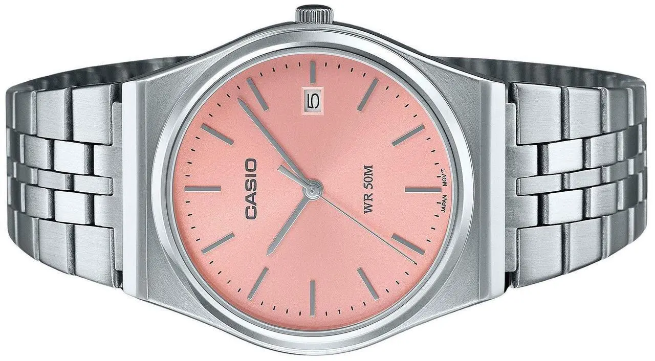 Alt view image 3 of 3 - Casio Standard Analog Pink Dial Dress Quartz Unisex Watch MTP-B145D-4AV