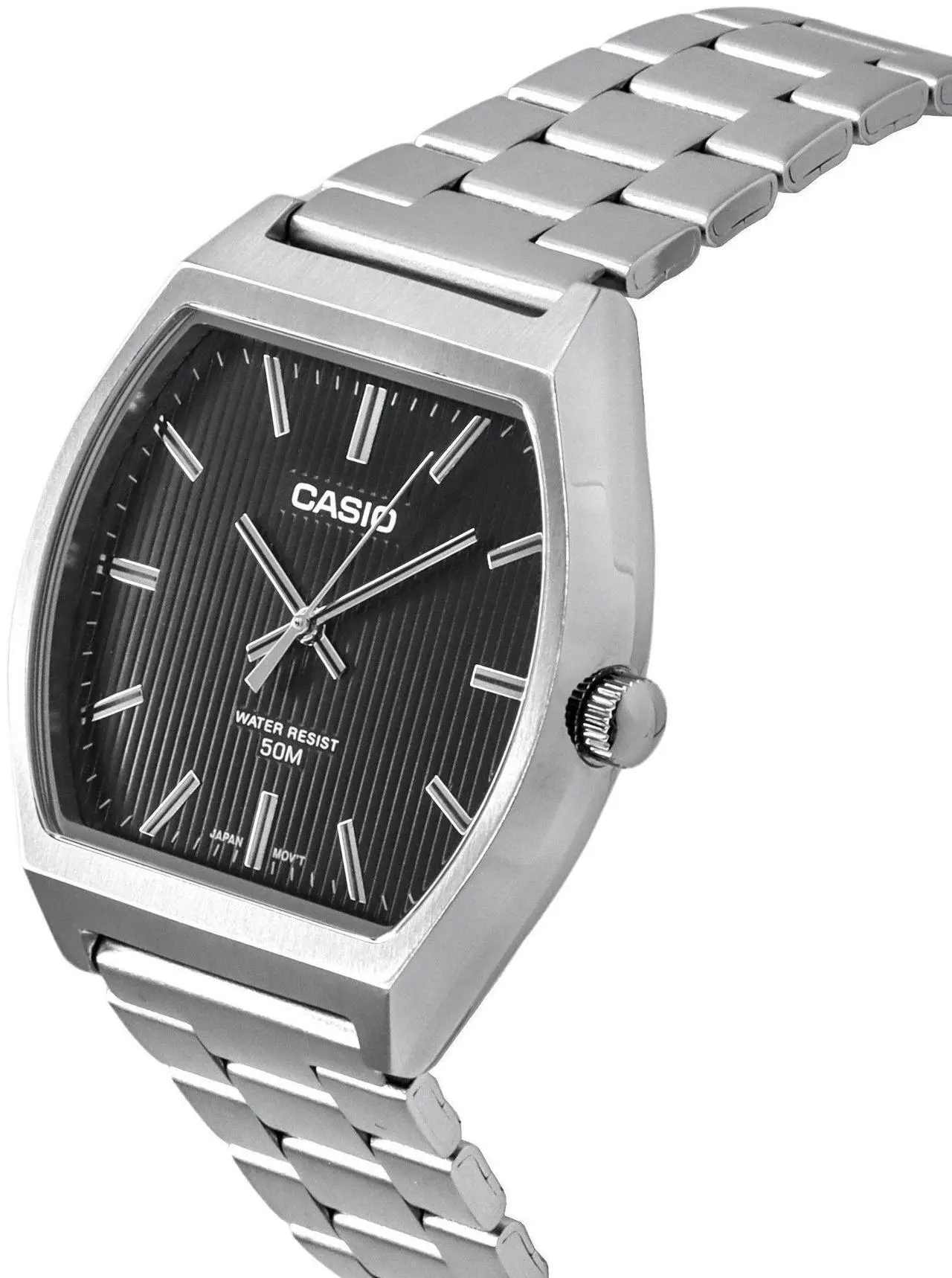 Alt view image 2 of 3 - Casio Standard Analog Stainless Steel Black Dial Quartz MTP-B140D-1A Men's Watch