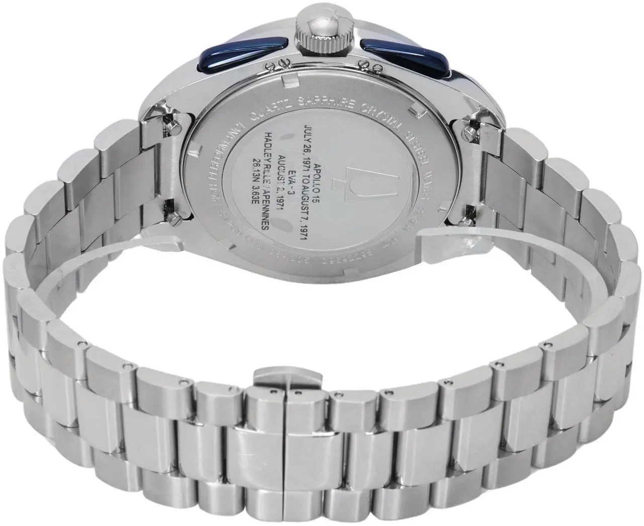 Alt view image 4 of 4 - Bulova Lunar Pilot Special Edition Quartz 98K112 Men's Watch With Extra Strap