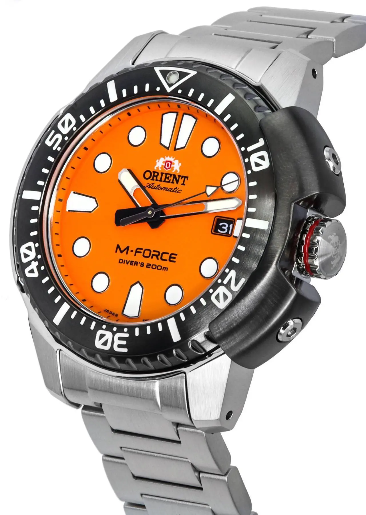 Alt view image 3 of 4 - Orient M-Force Automatic Diver's RA-AC0L08Y00B Men's Watch