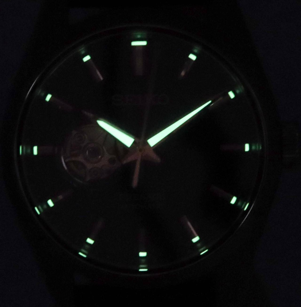 Alt view image 2 of 4 - Seiko Presage Sharp Edged Open Heart Dial Automatic SPB311J1 100M Men's Watch