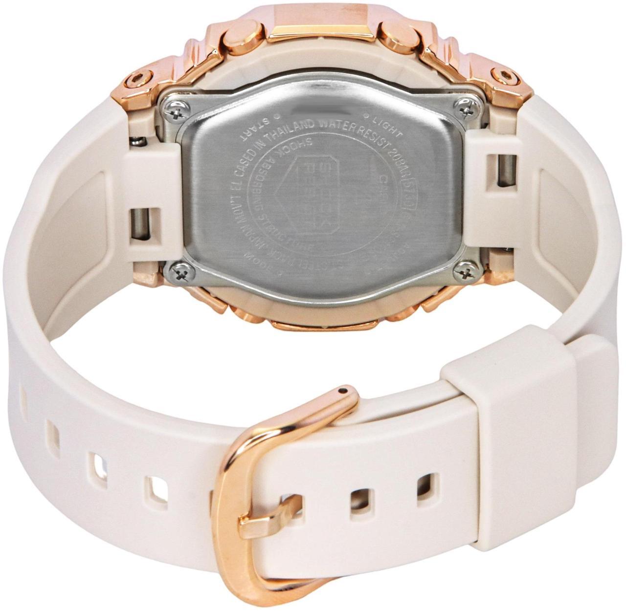 Alt view image 5 of 5 - Casio G-Shock Rose Gold Dial Quartz Sports 200M Women's Watch GM-S2110PG-4A