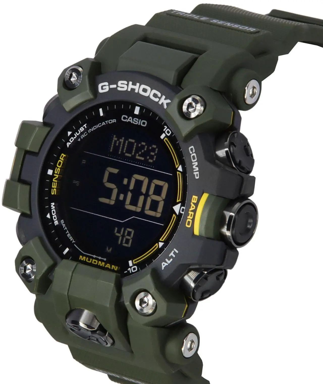 Alt view image 7 of 7 - Casio G-Shock Digital Sports Solar 200M Men's Watch GW-9500-3
