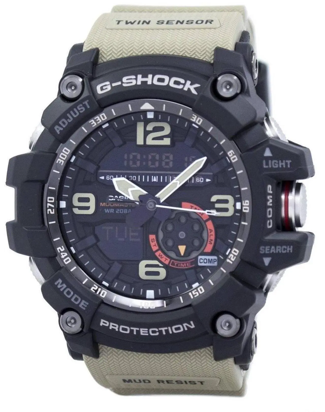 Alt view image 14 of 20 - Casio G-Shock Mudmaster Compass Watch GG1000-1A5
