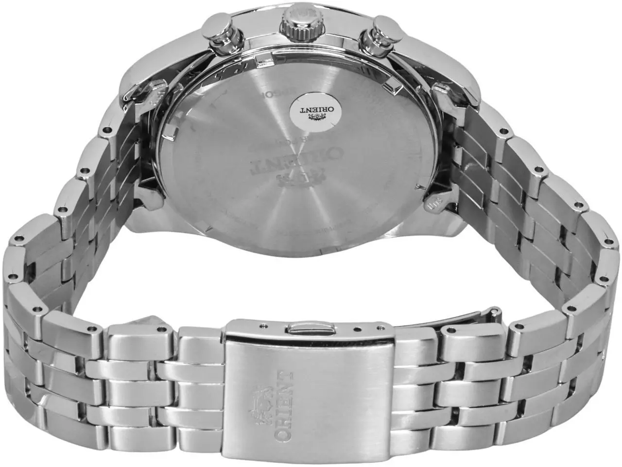 Alt view image 4 of 4 - Orient Contemporary Chronograph White Dial Quartz Men's Watch RA-TX0305S