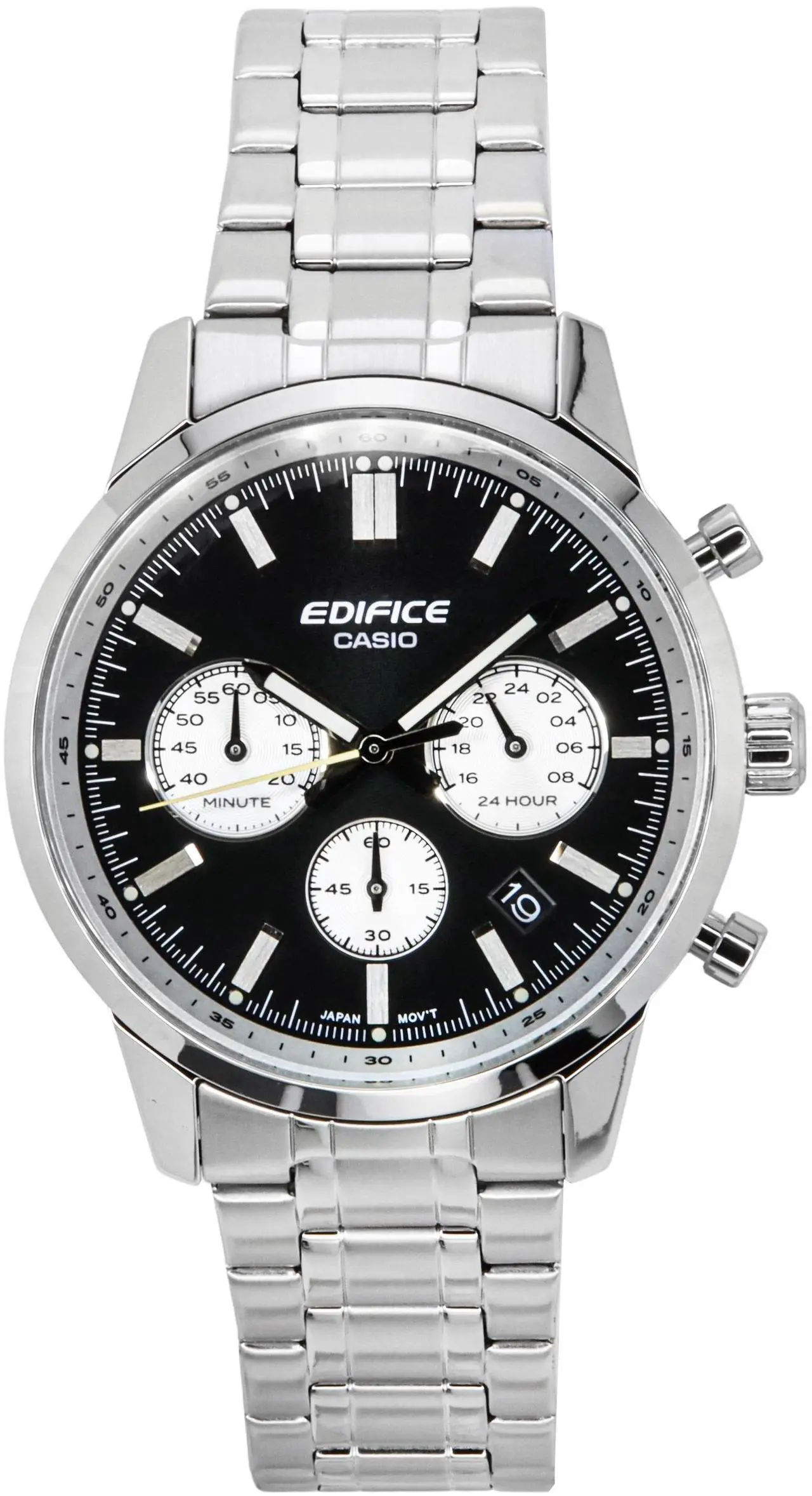 Alt view image 5 of 7 - Casio Edifice Analog Chronograph Black Dial Quartz 100M Men's Watch EFR-575D-1A
