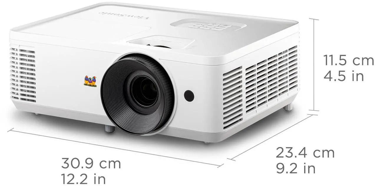 Alt view image 5 of 14 - ViewSonic PA700W 4500 Lumens WXGA High Brightness Projector w Vertical Keystone for Business and Education