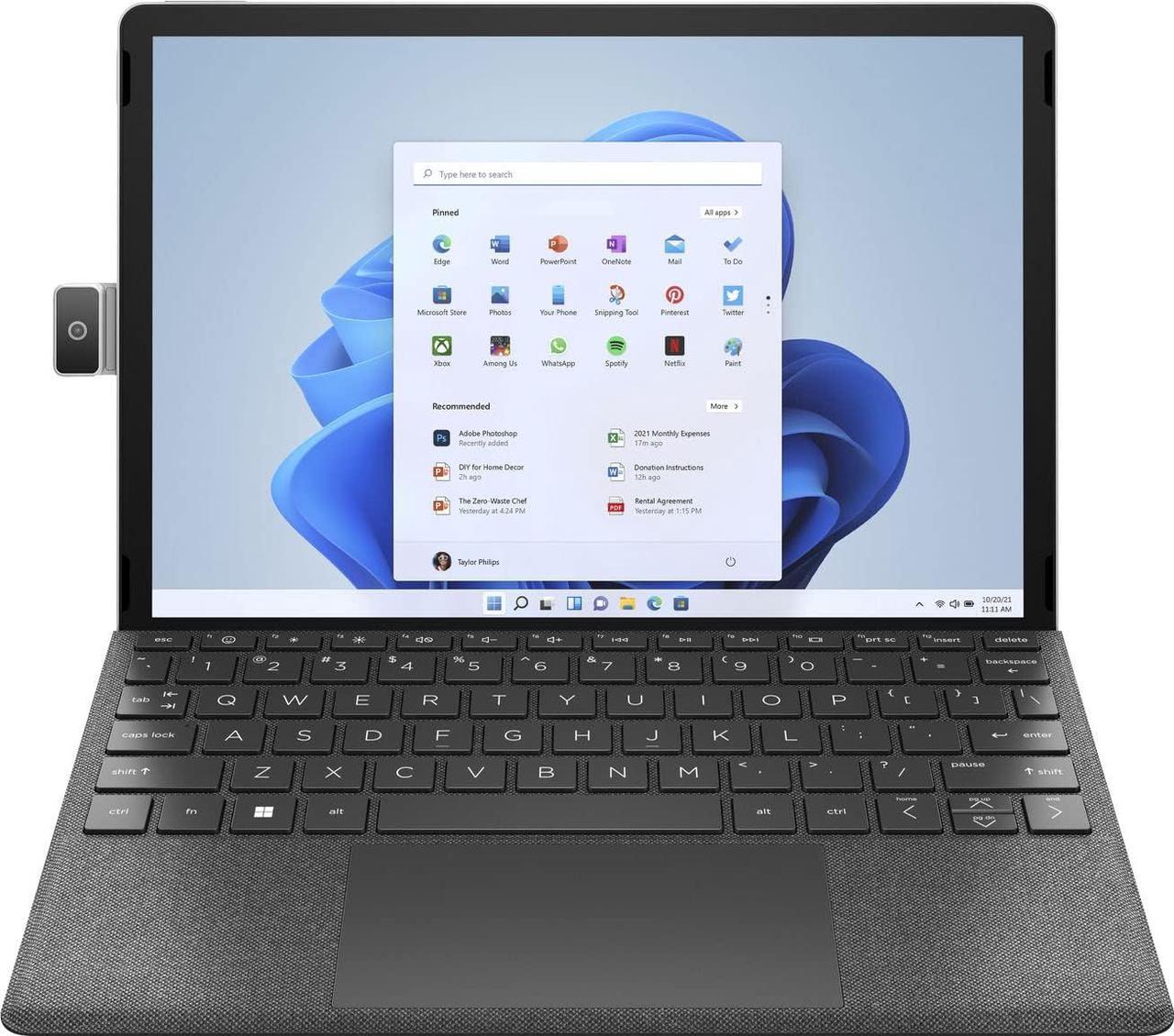 Main image of HP 11m-be0023dx 11" Touch Tablet Intel Pentium Silver N6000 1.10 GHz up to 3.3 GHz Intel UHD Graphics 4GB LPDDR4x 128GB SSD Windows 11 Home in S Mode - 4R113UA