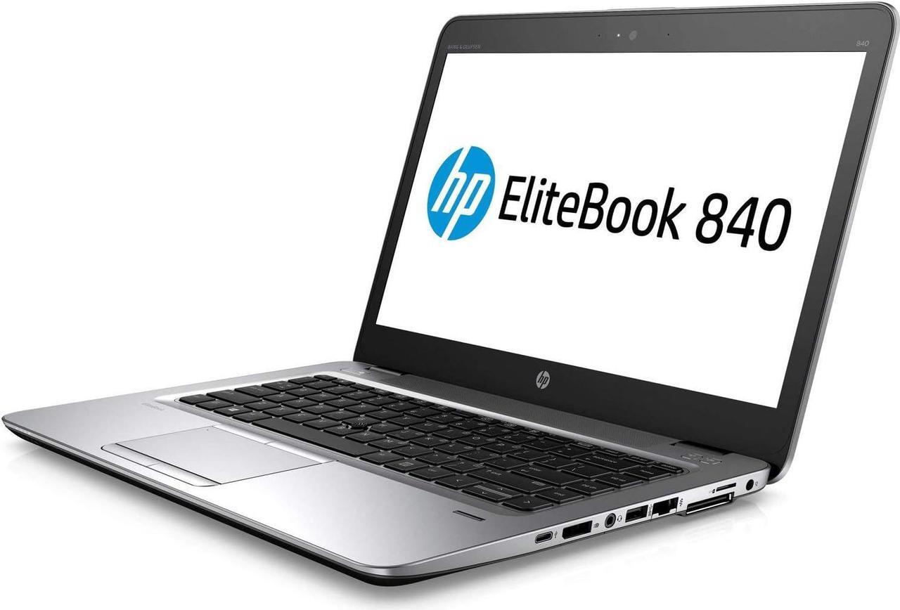 Alt view image 2 of 5 - HP EliteBook 840 G3 14" FHD Intel Core i7-6600U 2.6 GHz up to 3.4 GHz 16GB DDR4 256GB PCIe NVMe SSD Intel HD Graphics 520 Backlit KB, Windows 11 Pro Laptop, Silver - 3GN66UP-I101