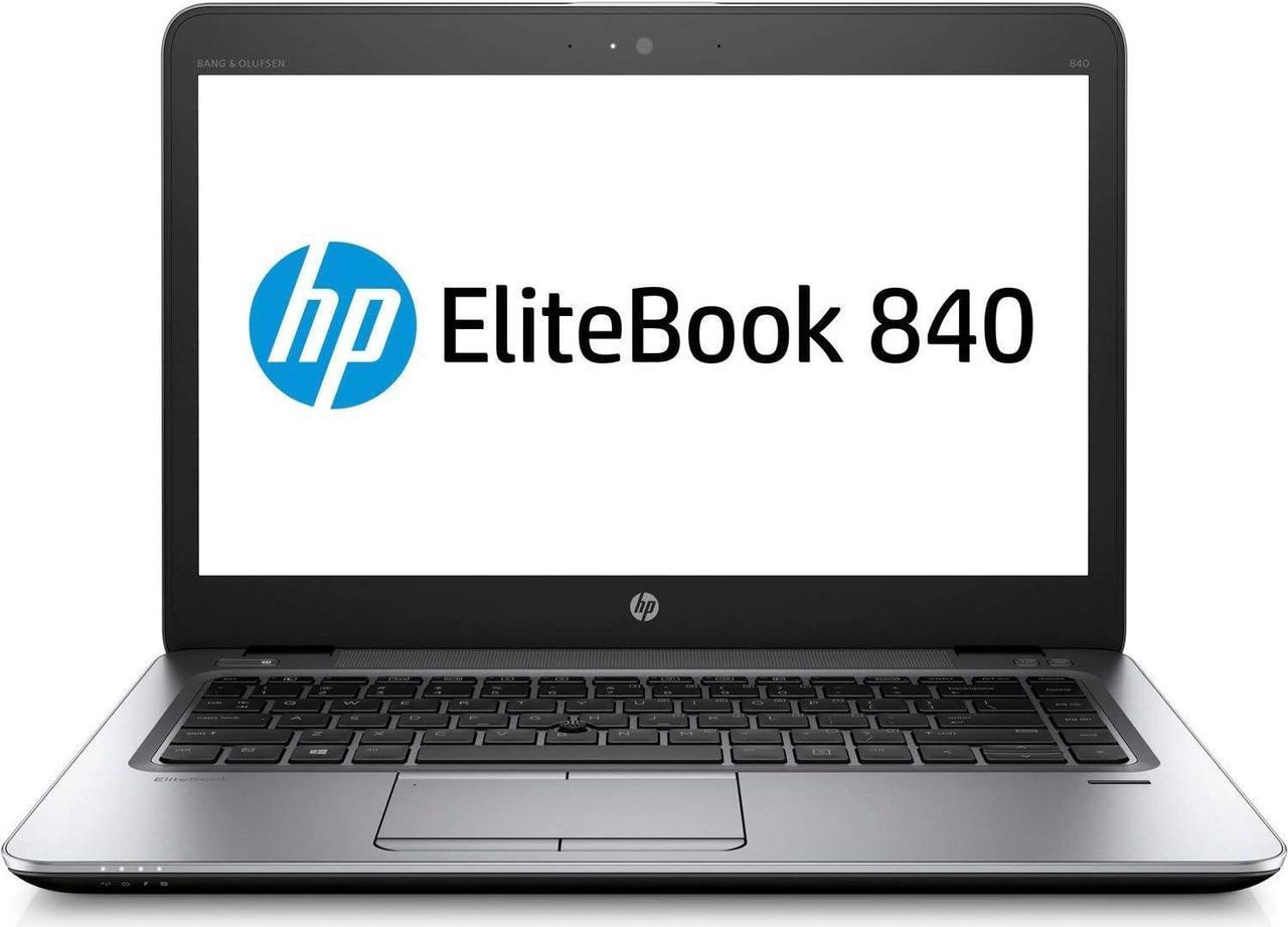 Main image of HP EliteBook 840 G3 14" FHD Intel Core i7-6600U 2.6 GHz up to 3.4 GHz 16GB DDR4 256GB PCIe NVMe SSD Intel HD Graphics 520 Backlit KB, Windows 11 Pro Laptop, Silver - 3GN66UP-I101