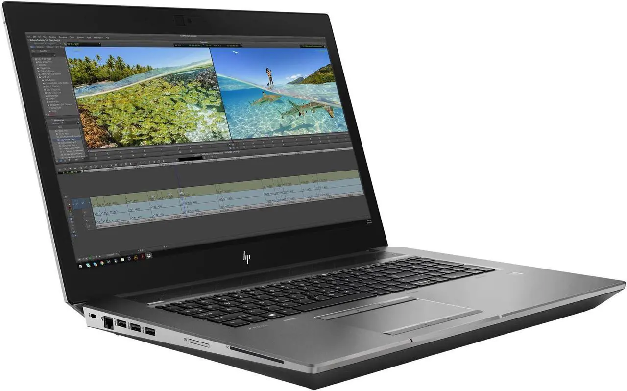 Alt view image 3 of 6 - HP Zbook 17 G6 17.3" FHD IPS Laptop Intel Core i9-9880H 2.3 GHz up to 4.8 GHz NVIDIA Quadro RTX 3000 16GB DDR4 512GB SSD Windows 11 Pro - 6CK24AV