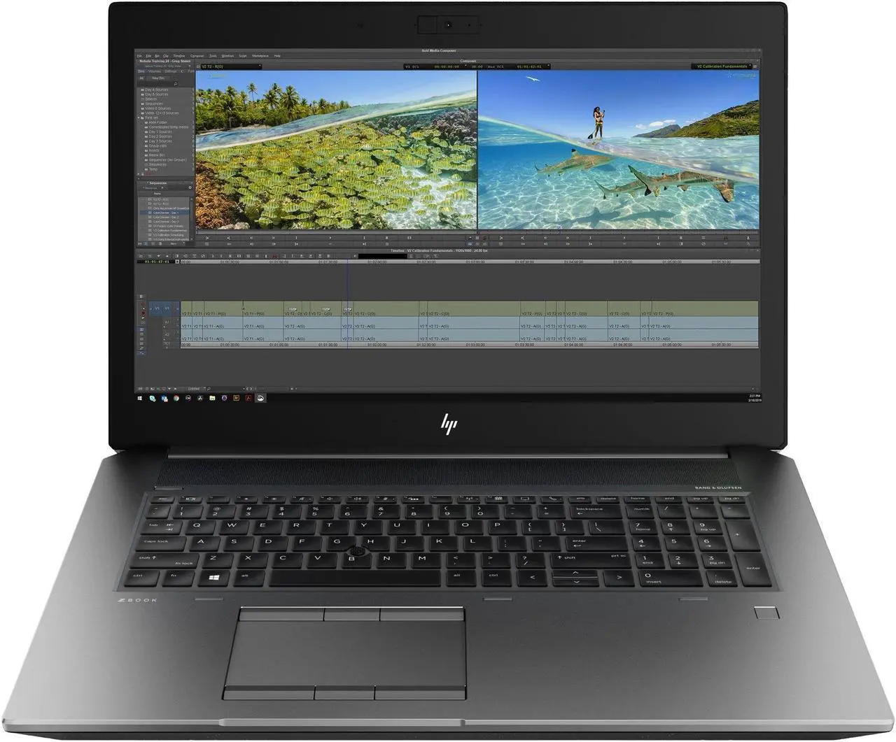 Alt view image 2 of 6 - HP Zbook 17 G6 17.3" FHD IPS Laptop Intel Core i9-9880H 2.3 GHz up to 4.8 GHz NVIDIA Quadro RTX 3000 16GB DDR4 512GB SSD Windows 11 Pro - 6CK24AV