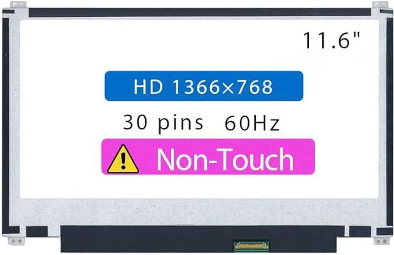 Main image of Screen Replacement for ASUS Chromebook CX22 Series CX22N CX22NA CX22NA-211.BB01 CX22NA-BCLN4 HD 1366x768 30 pin LCD Non-Touch Screen Display Panel