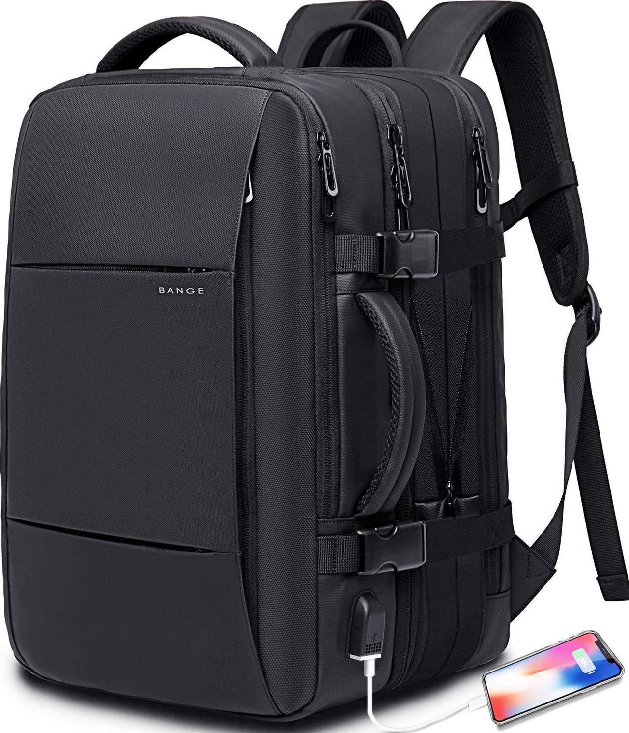 Main image of BANGE 32L Travel Backpack for Men,Flight Approved Carry On Backpack for International Travel Bag,17-inch Laptop Backpacks,Large Daypack Business Weekender Luggage Back Pack