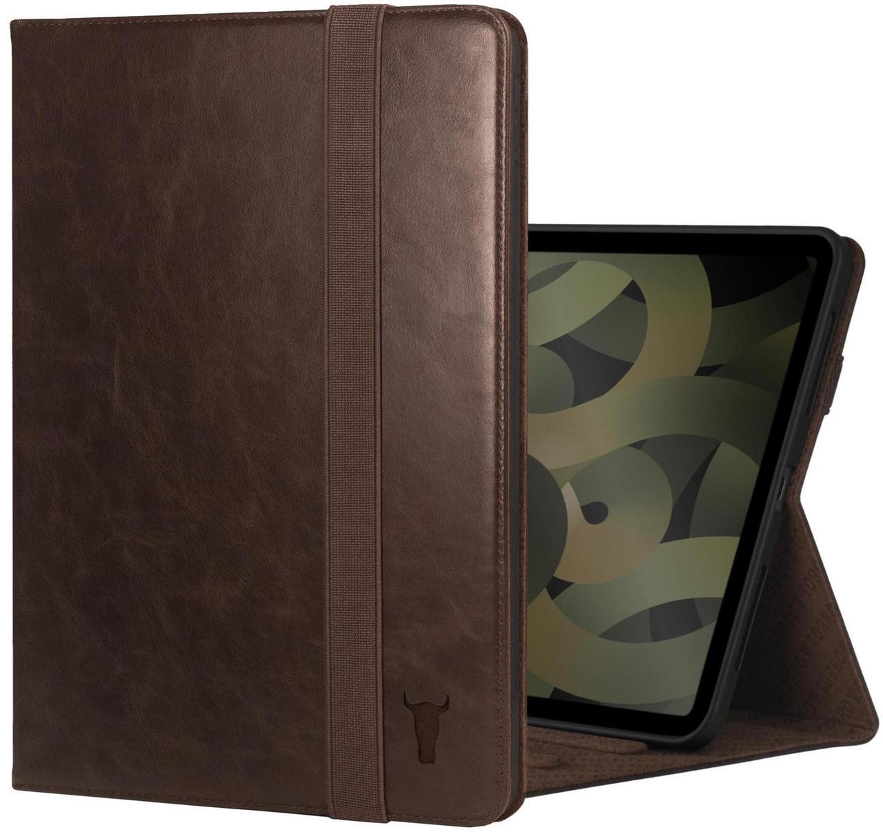Main image of TORRO Case Compatible with iPad Air 11" 2025/2024 and 5th/4th Gen 2022/2020 - Genuine Leather iPad Air M3 & M2 Case with Stand Function, Apple Pencil Connectivity and Wake Sleep Function (Dark Brown)
