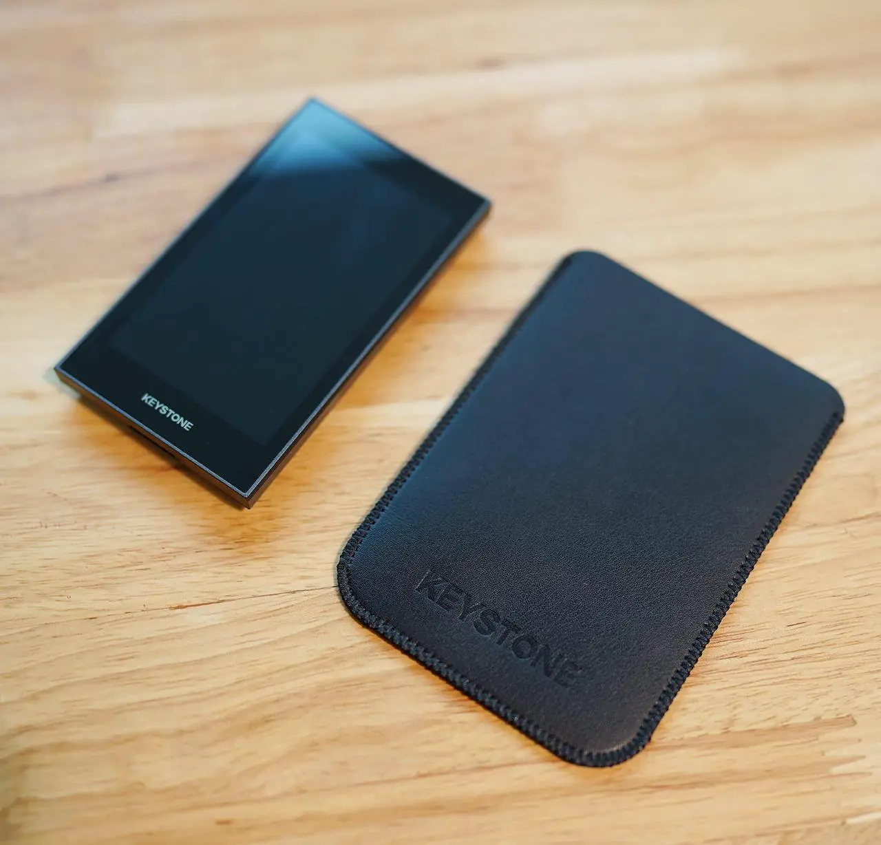 Alt view image 2 of 5 - Keystone Crypto Hardware Wallet Pouch, Black PU Leather Case, Premium Protective Case, Suitable for Keystone Pro and Keystone Essential