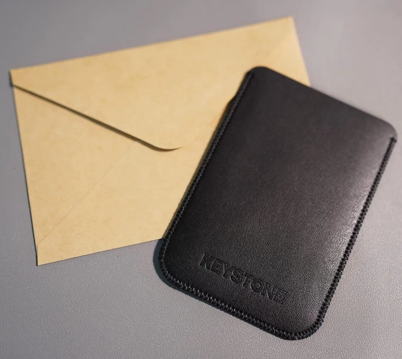 Alt view image 3 of 5 - Keystone Crypto Hardware Wallet Pouch, Black PU Leather Case, Premium Protective Case, Suitable for Keystone Pro and Keystone Essential