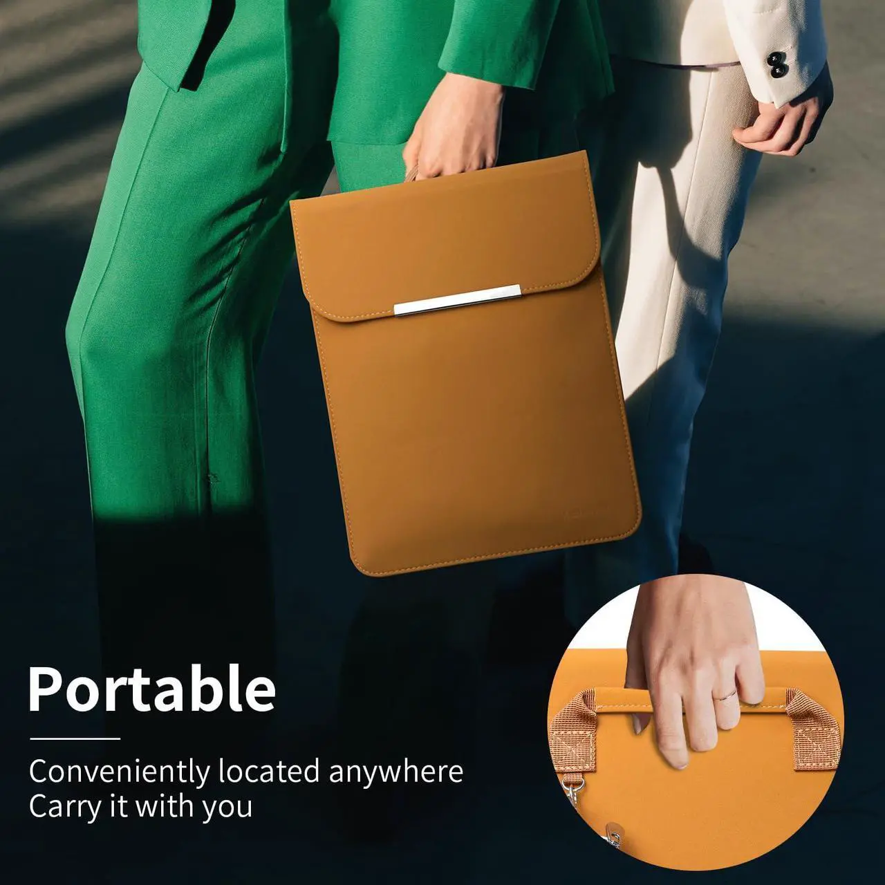 Alt view image 4 of 5 - 15-16 Inch Laptop Sleeve Case Compatible with 2019 MacBook Pro 16 A2141/ Surface Laptop 3 15 Inch/Dell XPS 15/2012-2015 Old MacBook Pro Retina 15 A1398