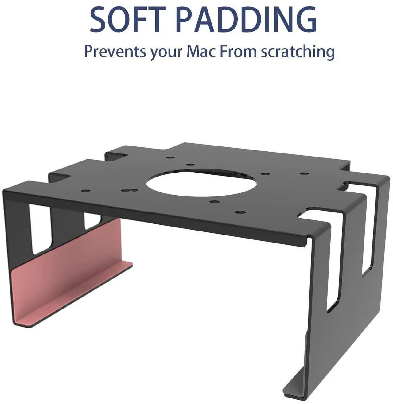 Alt view image 4 of 5 - bylitco Under Desk Mount Holder for Mac Studio, Compatible with M1/M2/M3/ New M4 2025 (Max and Ultra)