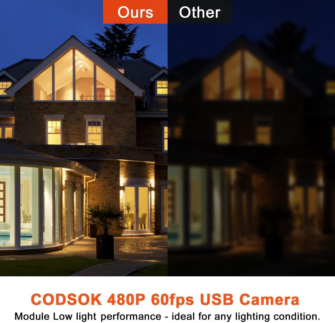 Alt view image 5 of 5 - CODSOK USB Camera Module Board 60fps 480P OV7725 CMOS VGA MJPEG&YUY2 USB2.0 CMOS Camera Board Webcam Plug&Play UVC for Computer Camera 3D Printer Camera Windows Linux Android Mac