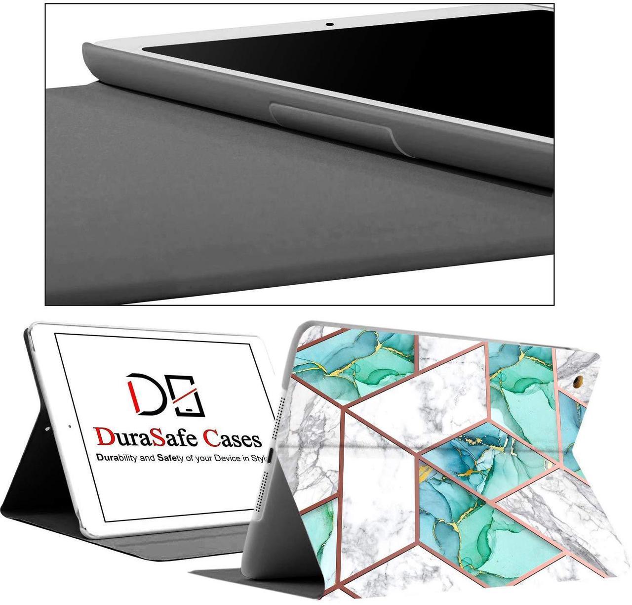Alt view image 5 of 5 - DuraSafe Cases for iPad 7.9 Inch Mini 4th [ Mini 2015 4 Gen ] MK6K2LL/A MK6J2LL/A MK6L2LL/A MK9J2LL/A MK9H2LL/A MK9G2LL/A Ultra Slim Printed Smart PU Leather Flip Folio Book Cover - Marble Green