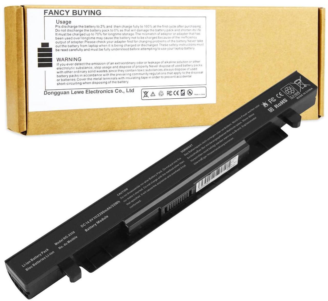 Main image of Fancy Buying A41-X550A Laptop Battery for ASUS X550 A41-X550 A450 P550 F550 K550 A550 F552 K450 P450 P550 R409 R510 X452 R510 X450 X550V A450C X550C X550A X550B X550D Y481C Y581C