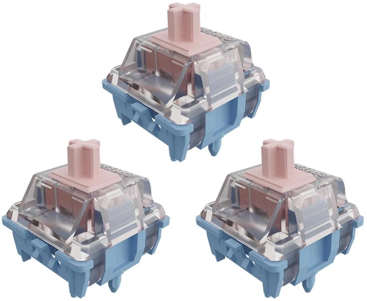 Main image of GATERON Melodic Switches for MX Mechanical Keyboard, 5-pin 60gf Clicky/Pre-lubed/Stable stem/Crisp Sound/Accurate triggering Switches(Melodic,36Pcs)
