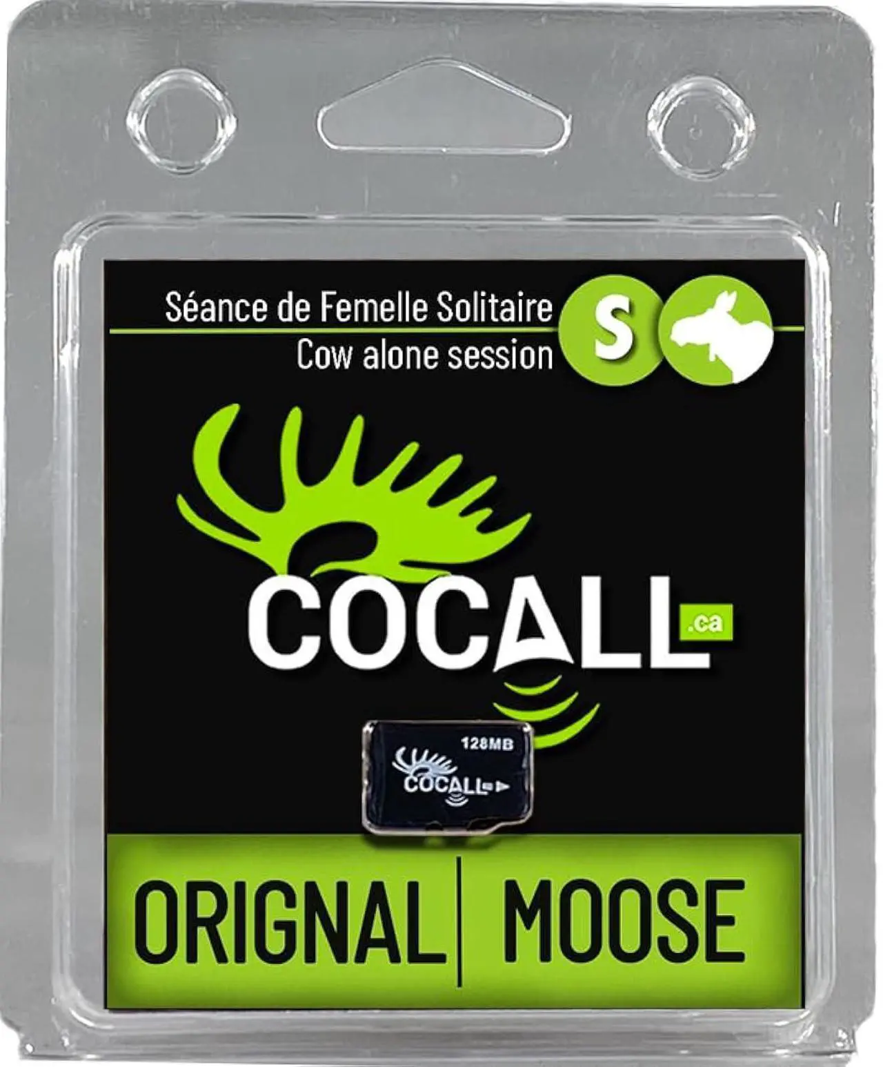 Main image of COCALL Moose Sound Card - Call Session for Hunting (Cow Moose Alone, 30 Minutes) - Micro SD Card for Cocall 2X - Replicates Real Moose Interactions - Press Play and Let it Play