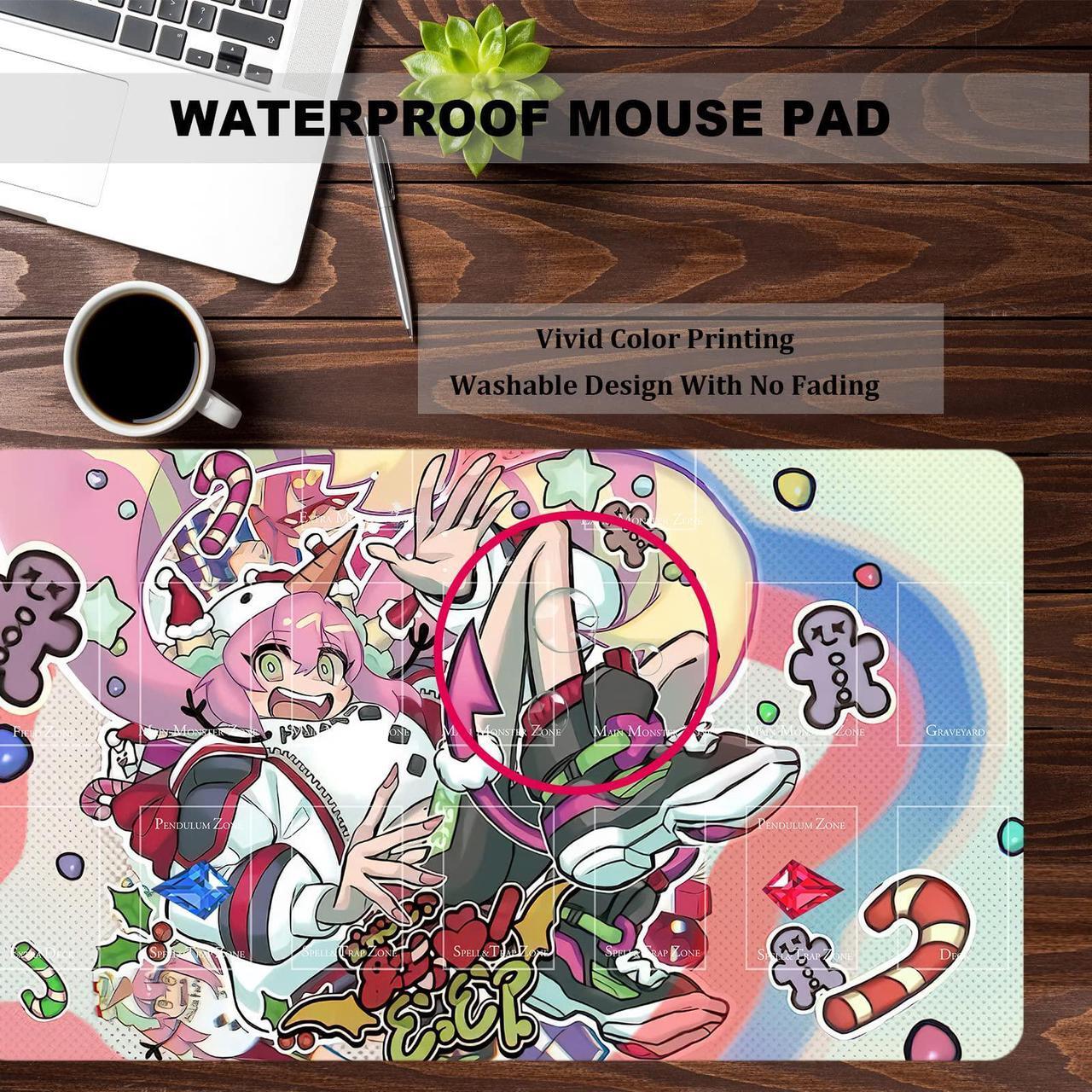 Alt view image 5 of 5 - Sabermaster Card Rubber Mat Duel Mat Gaming Competition Pad Binder Deck 23.6x13.7in (Ki-sikil)