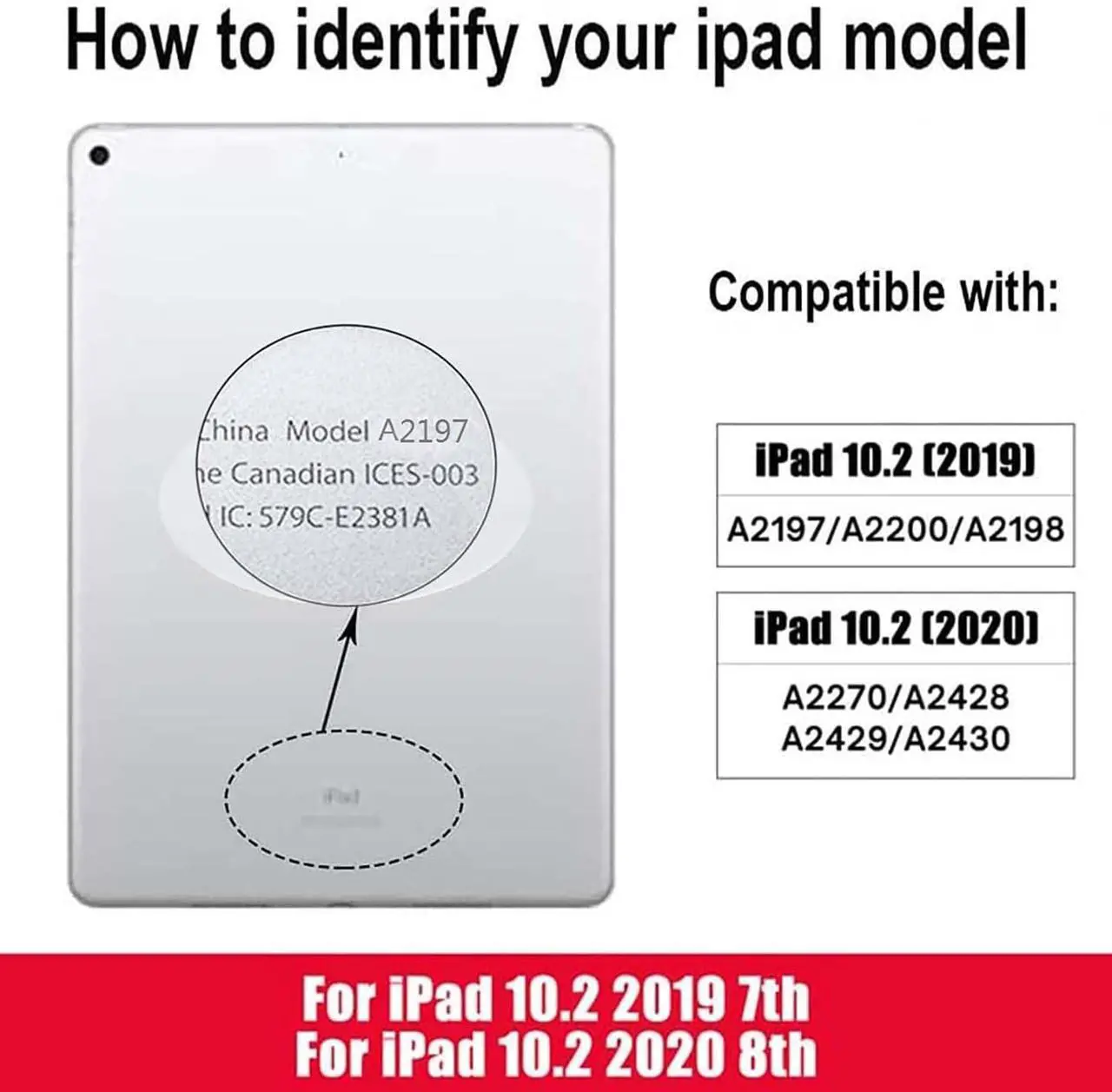 Alt view image 2 of 5 - TPhaelay for iPad 7 7th / 8 8th Gen A2197 A2198 A2200 A2270 A2428 A2429 A2430 Screen Replacement 2 Pack 10.2 Inch Digitizer, for iPad 7 7th / 8 8th Gen Touch Screen Digitizer Replacement(White)