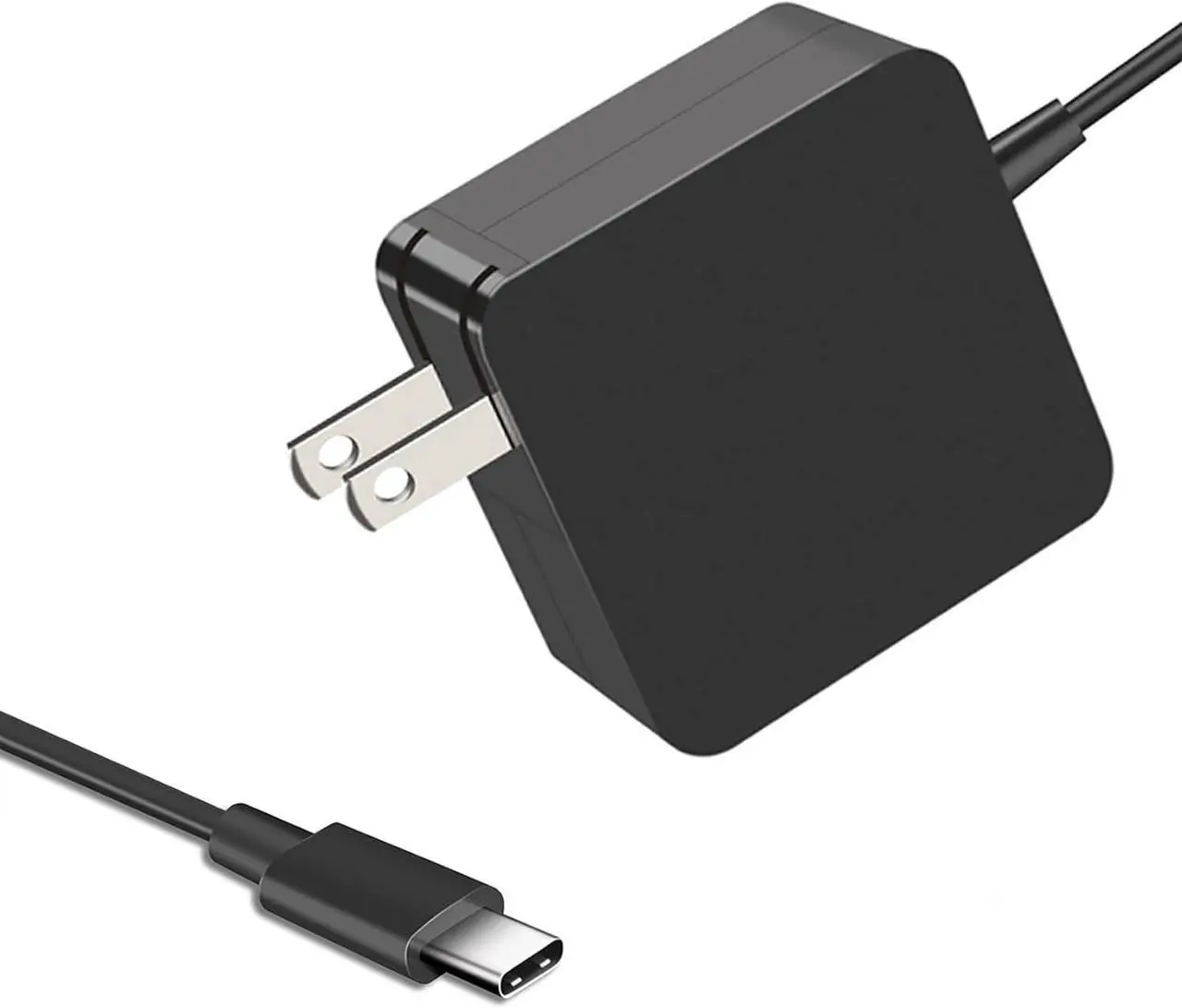 Main image of 65W USB C Power Adapter,Type C Power PD Wall Fast Charger for Mac Book Pro,Dell Latitude,Lenovo,Huawei Matebook, HP Spectre,Acer Chromebook Charger,steam Deck Charger and Any Laptops or Smart Phones