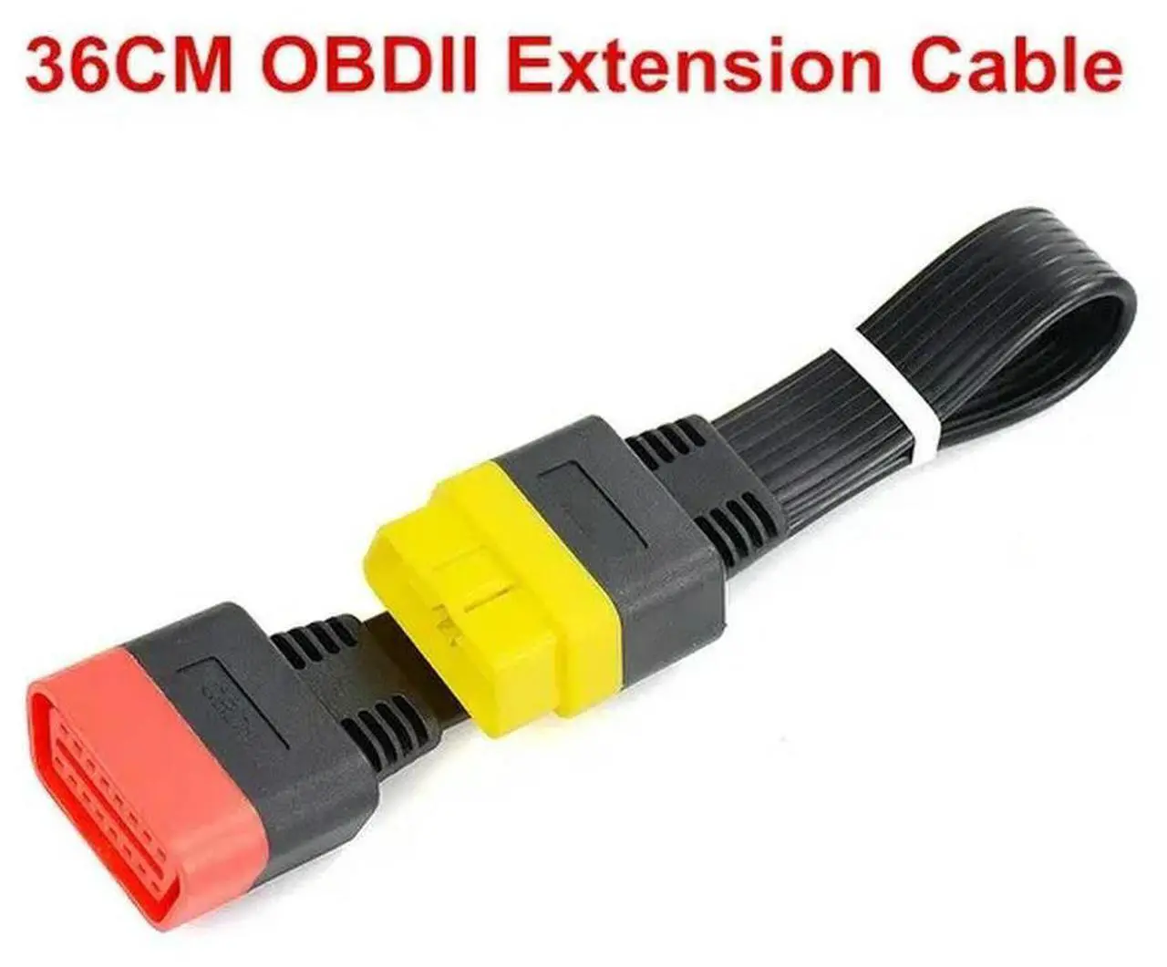 Main image of FOR 36CM/60CM OBDII Extension Cable 16 Pin Male To Female for BD2 Connector 16Pin Diagnostic ELM327 OBD2 Cable