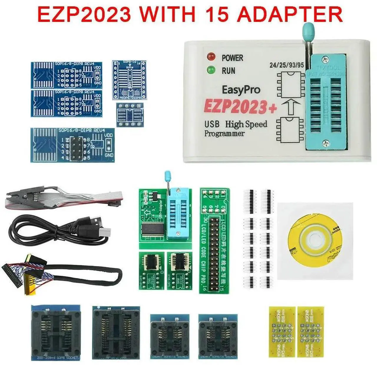 Main image of FOR EZP High-speed USB SPI Programmer EZP Support 24 25 93 95 EEPROM 25 Flash B Chip Better Than EZP2019