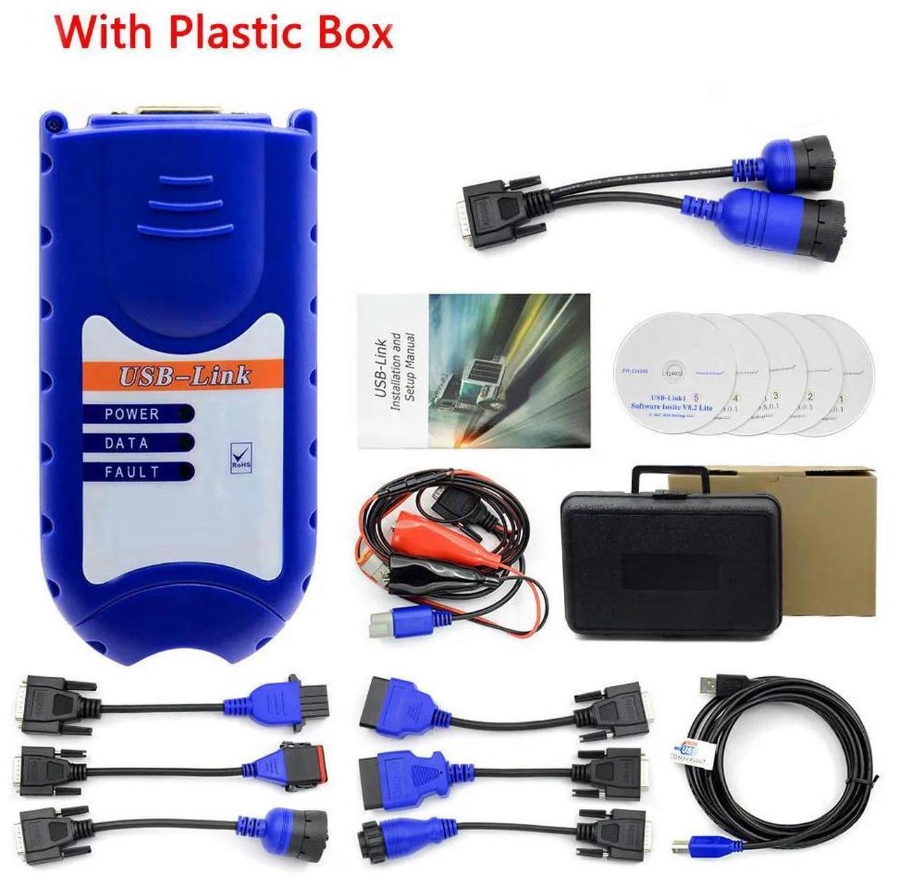 Main image of FOR USB Link 125032 Diesel Truck Interface OBD2 Diagnostic Tool for Heavy Duty Truck Tool For Truck Read Faul