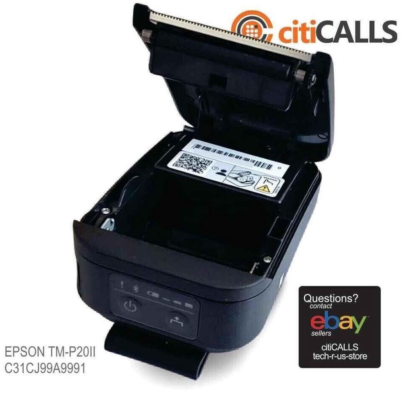 Alt view image 6 of 7 - Ep,son C31CJ99A9991 TM-P20II 2" Ultra Compact Portable Receipt Printer; Bluetooth