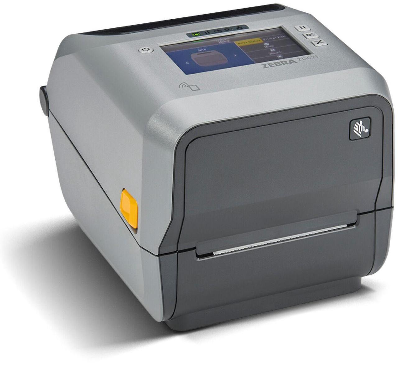 Alt view image 7 of 7 - Ze,bra ZD621 Thermal Printer Color Touch LCD 203dpi 4" Ethernet ZD6A142-301F00EZ