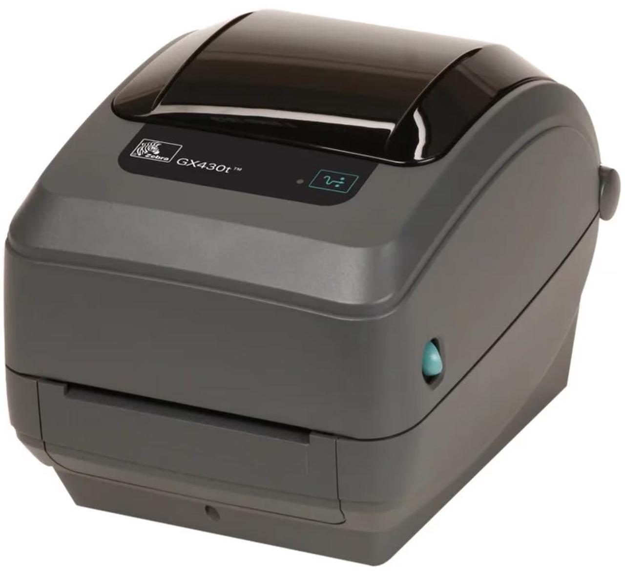 Alt view image 2 of 3 - Ze,bra GX430T Bar Code Label Printer (GX43-102410-000)