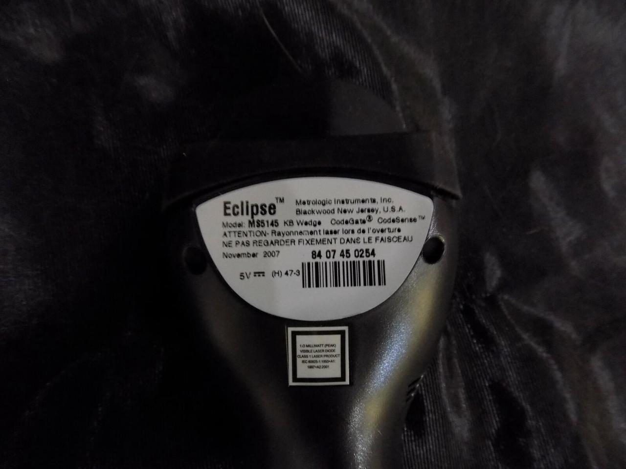 Alt view image 3 of 7 - Metrologic MS5145 MS 5145 Eclipse Black Bar,code Scan,ner USB