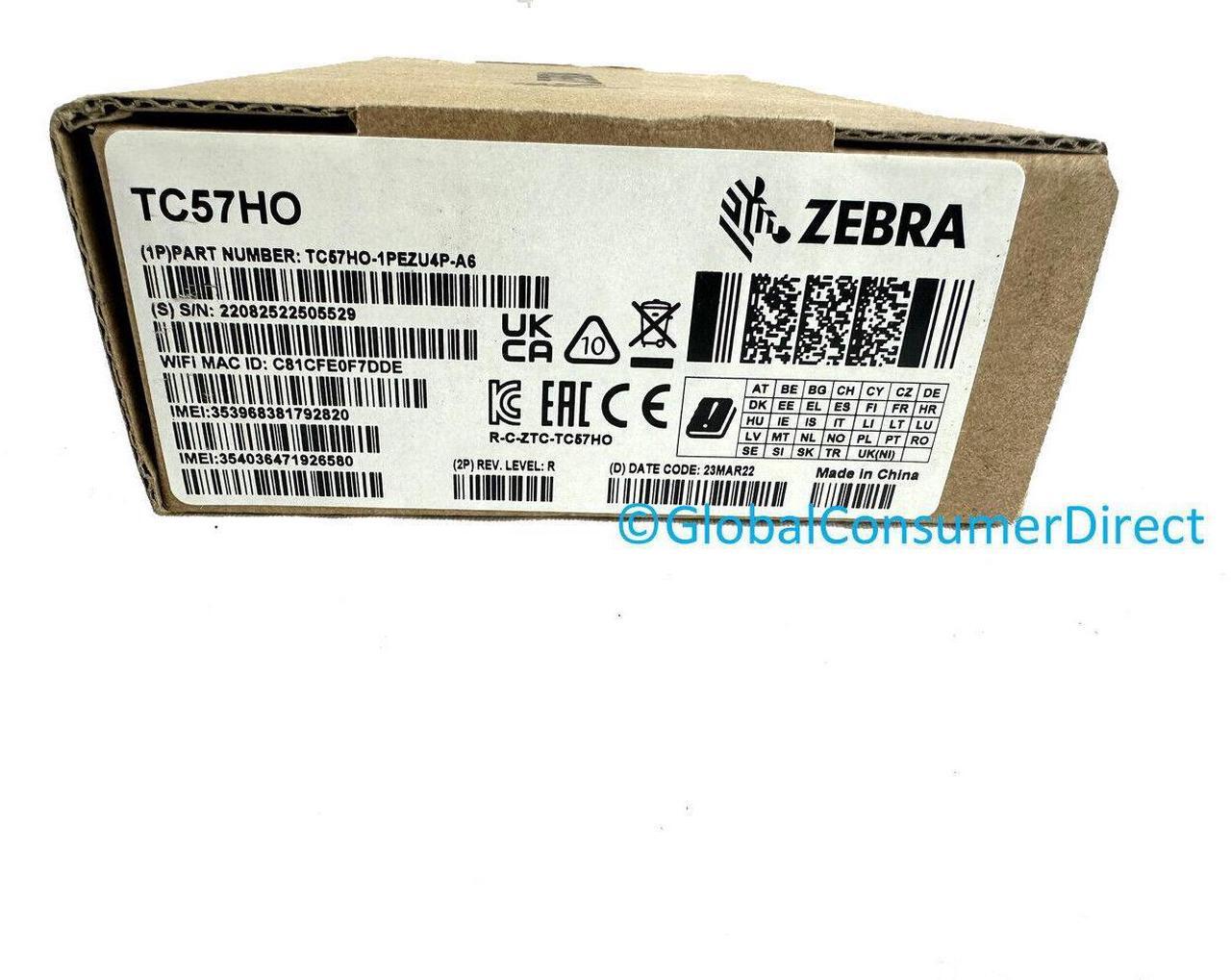 Alt view image 3 of 5 - Ze,bra TC57 TC57HO-1PEZU4P-NA New in Box Mobile Computer Android Bar,code Scan,ner