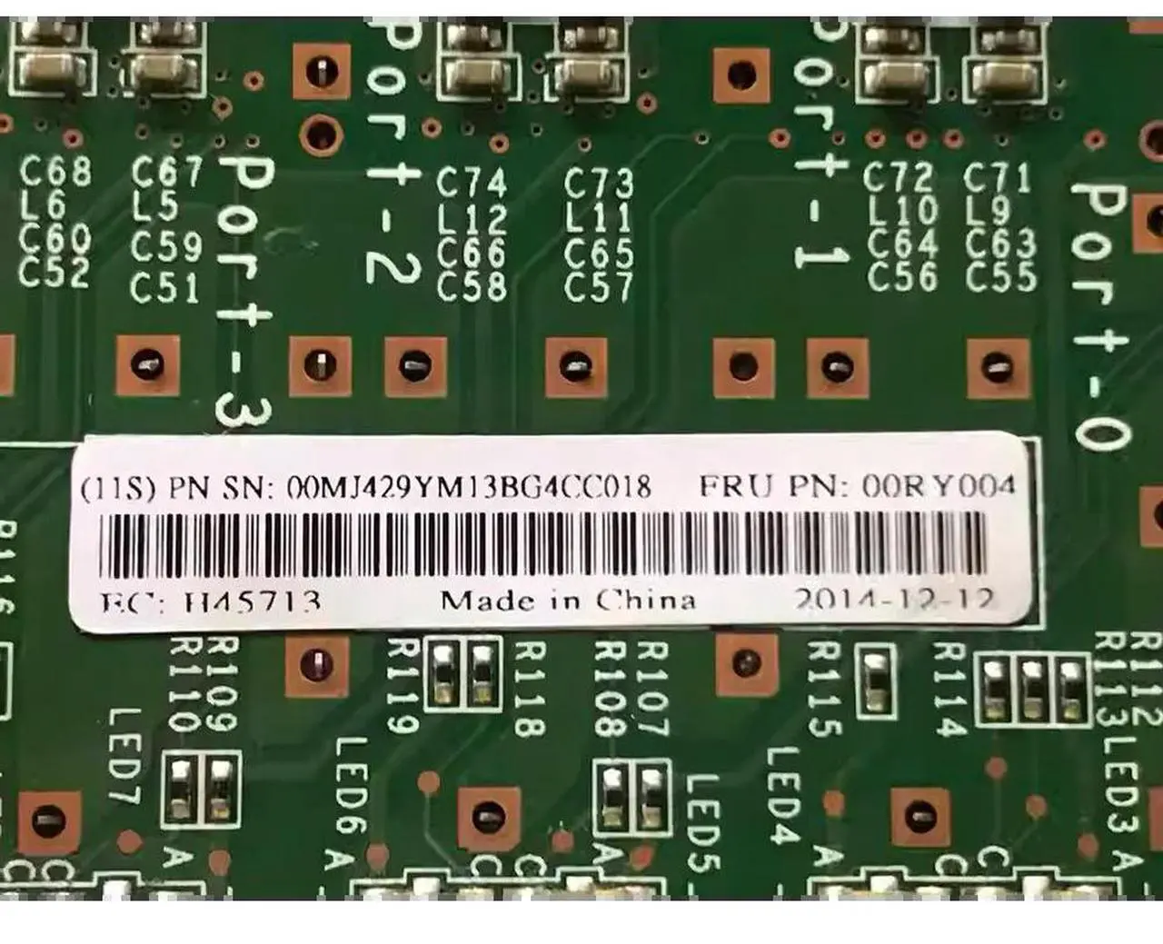 Alt view image 3 of 4 - For 4-Port SVC 2145-DH8 00AR319 00MJ429 00RY004 16G Fiber Optic Card