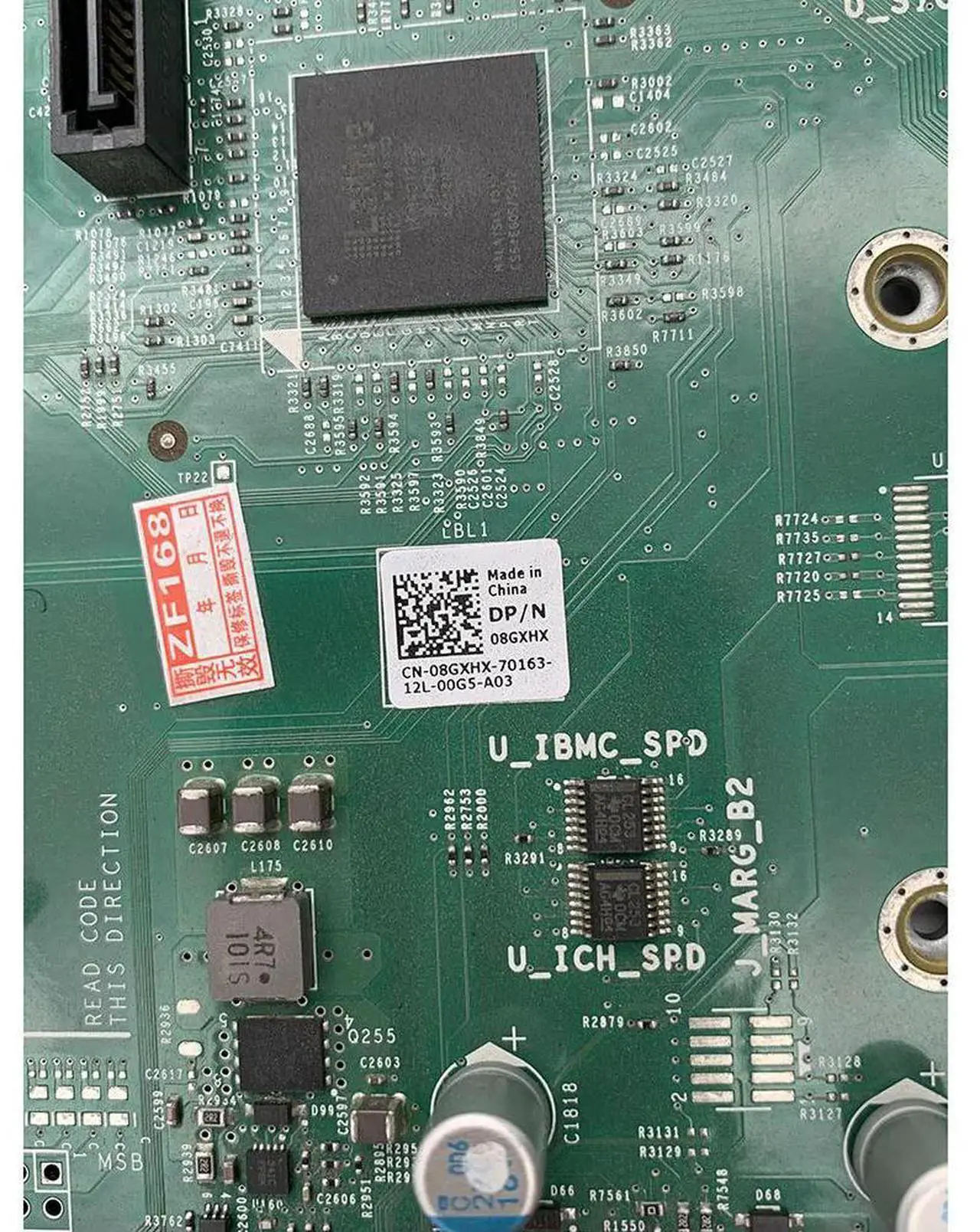 Alt view image 4 of 4 - For PowerEdge R610 YF3T8 W260J 8GXHX 08GXHX F0XJ6 XDN97 RP59R Server Motherboard Good
