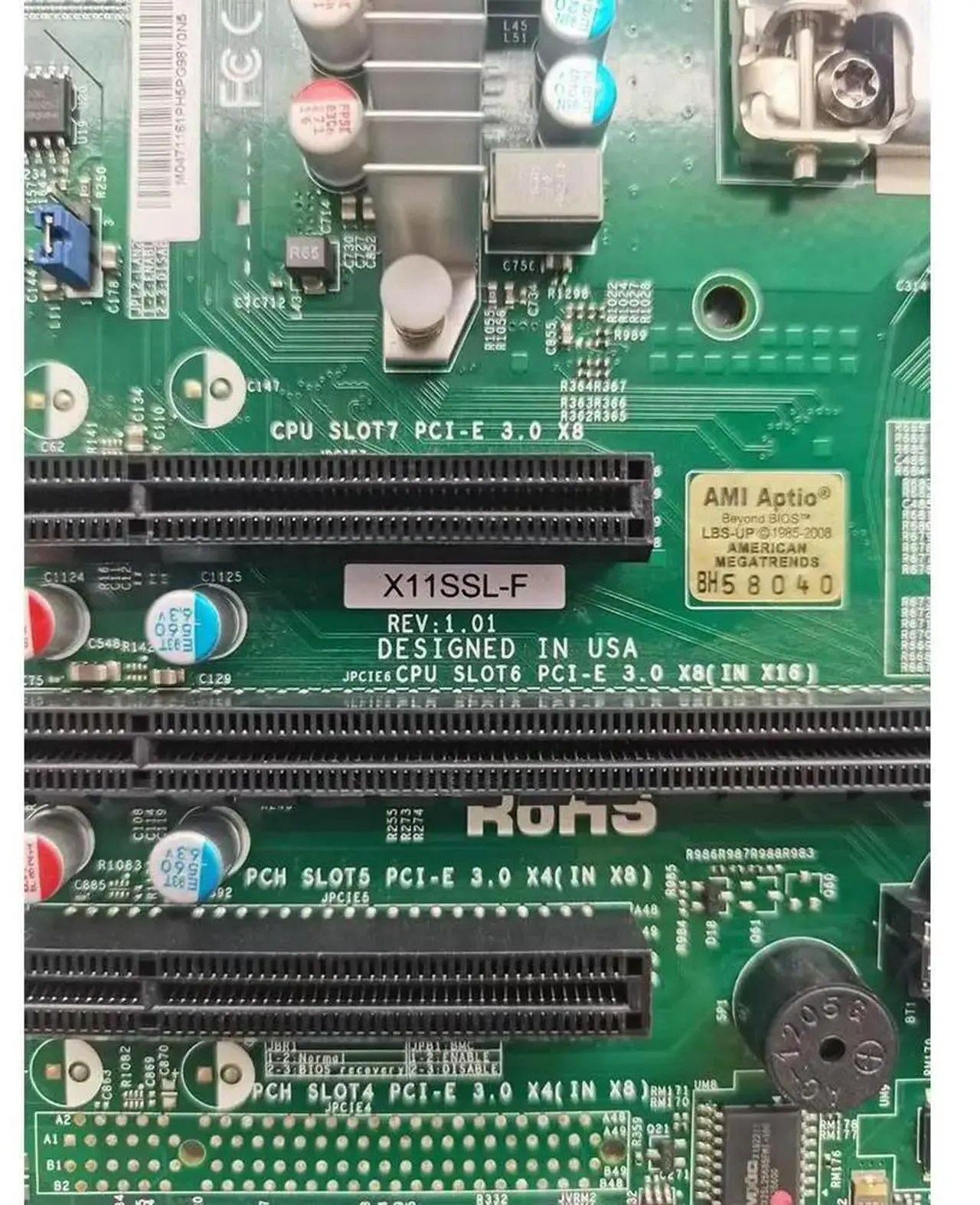 Alt view image 2 of 4 - Server Motherboard For Micro-ATX E3-1200 v6/v5 C232 USB 3.0 LGA1151 X11SSL-F