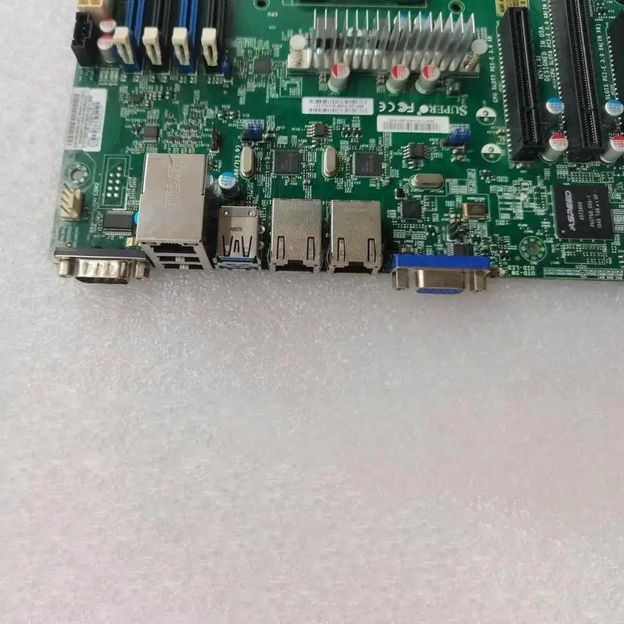 Alt view image 4 of 4 - Server Motherboard For Micro-ATX E3-1200 v6/v5 C232 USB 3.0 LGA1151 X11SSL-F