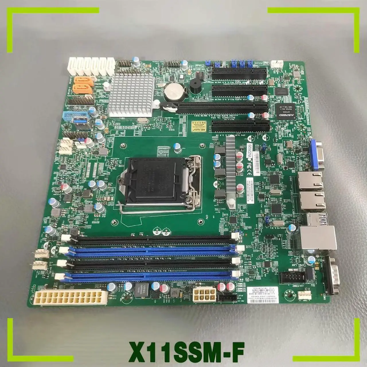Main image of For Server Motherboard E3-1200 v6/v5 7th/6th Gen. Core i3 Series 8 SATA3 (6Gbps) IPMI 2.0 LGA1151 X11SSM-F