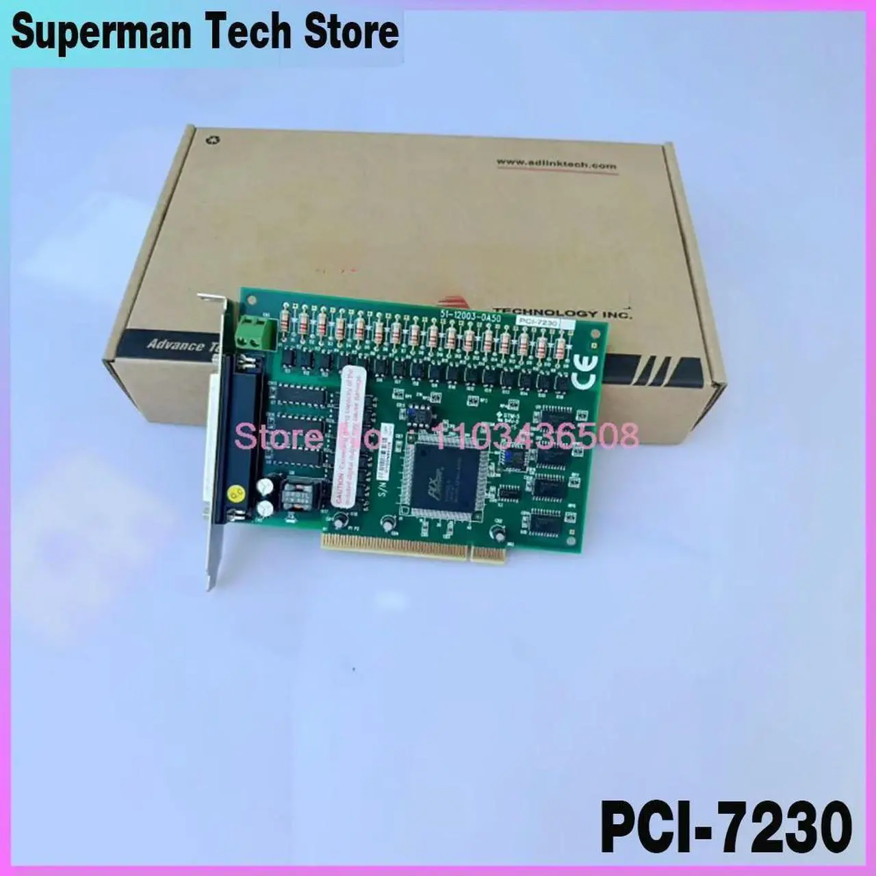 Alt view image 3 of 4 - For ADLINK PCI-7230 optical isolation I/O switching card Switch control signal sensor
