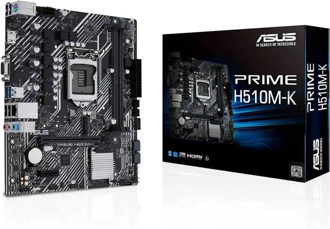 Main image of A 1200 PRIME H510M-K H510 Motherboard PCI-E 4.0 2 DDR4 64GB 4 SATA III Micro ATX Motherboard 1200 USB3.2