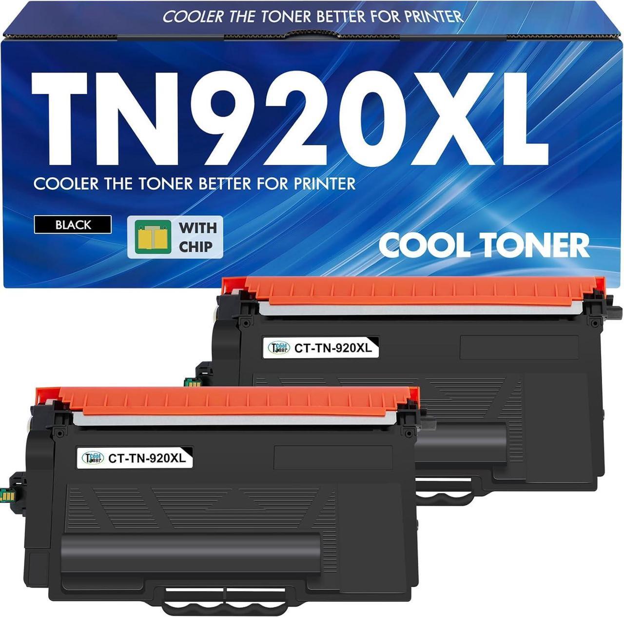 Main image of TN920 TN920XL Toner Cartridge Compatible for Brother TN920XL TN920 TN920XXL Toner for Brother HL-L6210DW HL-L6210DWT HL-L5210DW HL-L5210DN HL-L5210DWT Printer Black High Yield with Chip 2-Pack