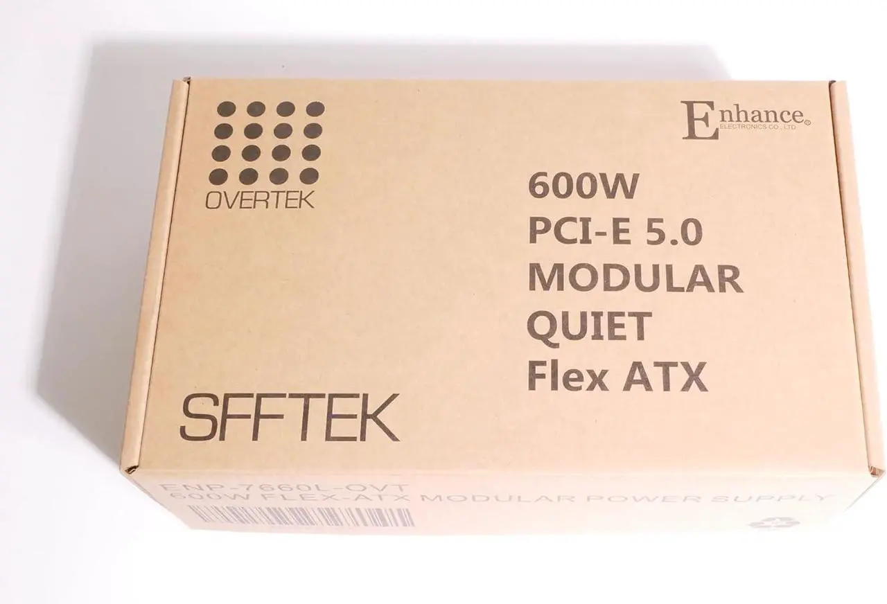 Alt view image 3 of 5 - Enhance ENP-7660L 600W Modular Platinum Flex ATX Power Supply for Small Form Factor Systems, 3 Year Warranty